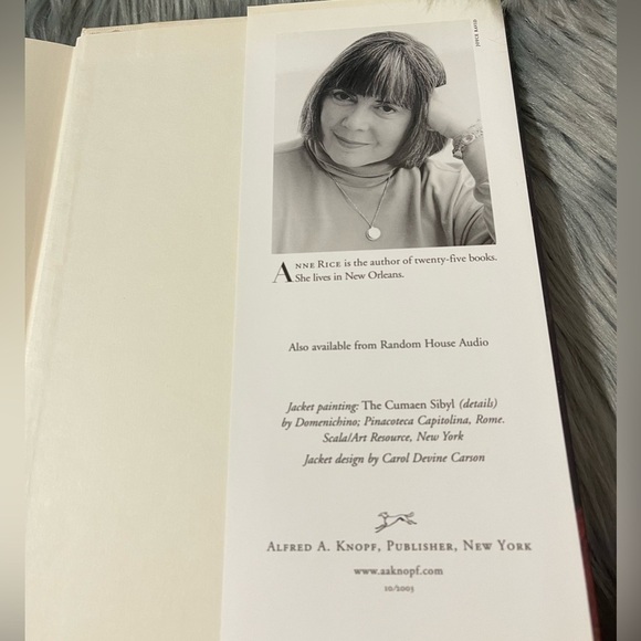 Anne Rice Blood Canticle Hardcover Book - First Edition - Picture 5 of 8